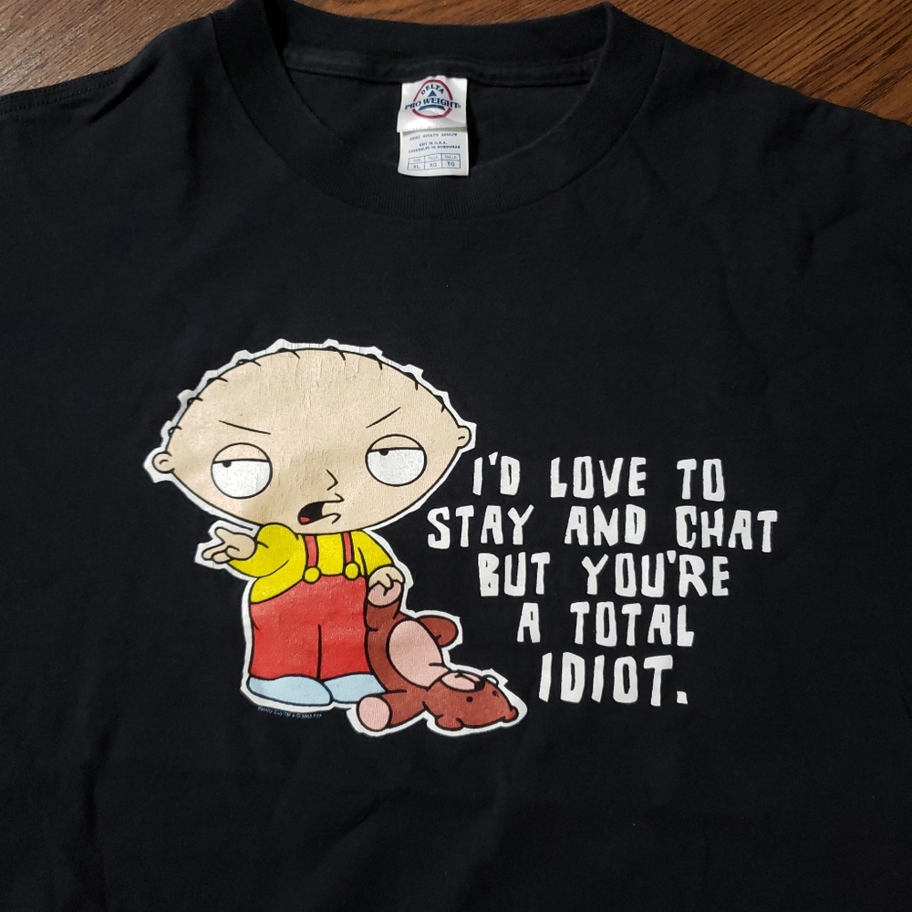 Family Guy Stewie You're A Total Idiot 2005